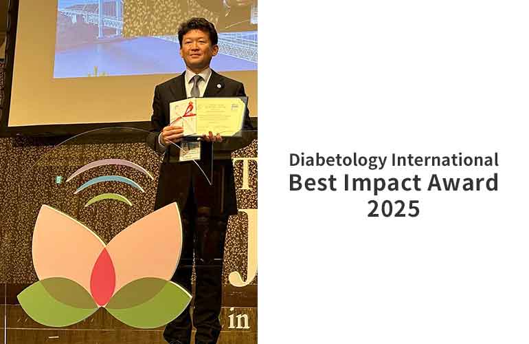 糖キング第57話「JADEC連携手帳 第5版」Diabetology International Best Impact Award　野見山崇